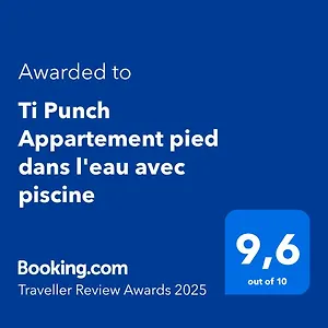 Ti Punch Pied Dans L'eau Avec Piscine Appartement Le Gosier (Grande-Terre)